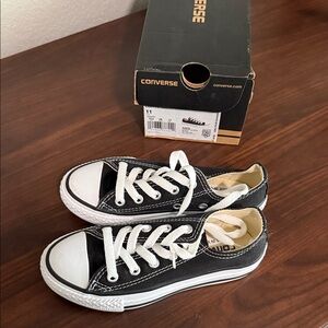 Converse Kids Black and White Sneakers